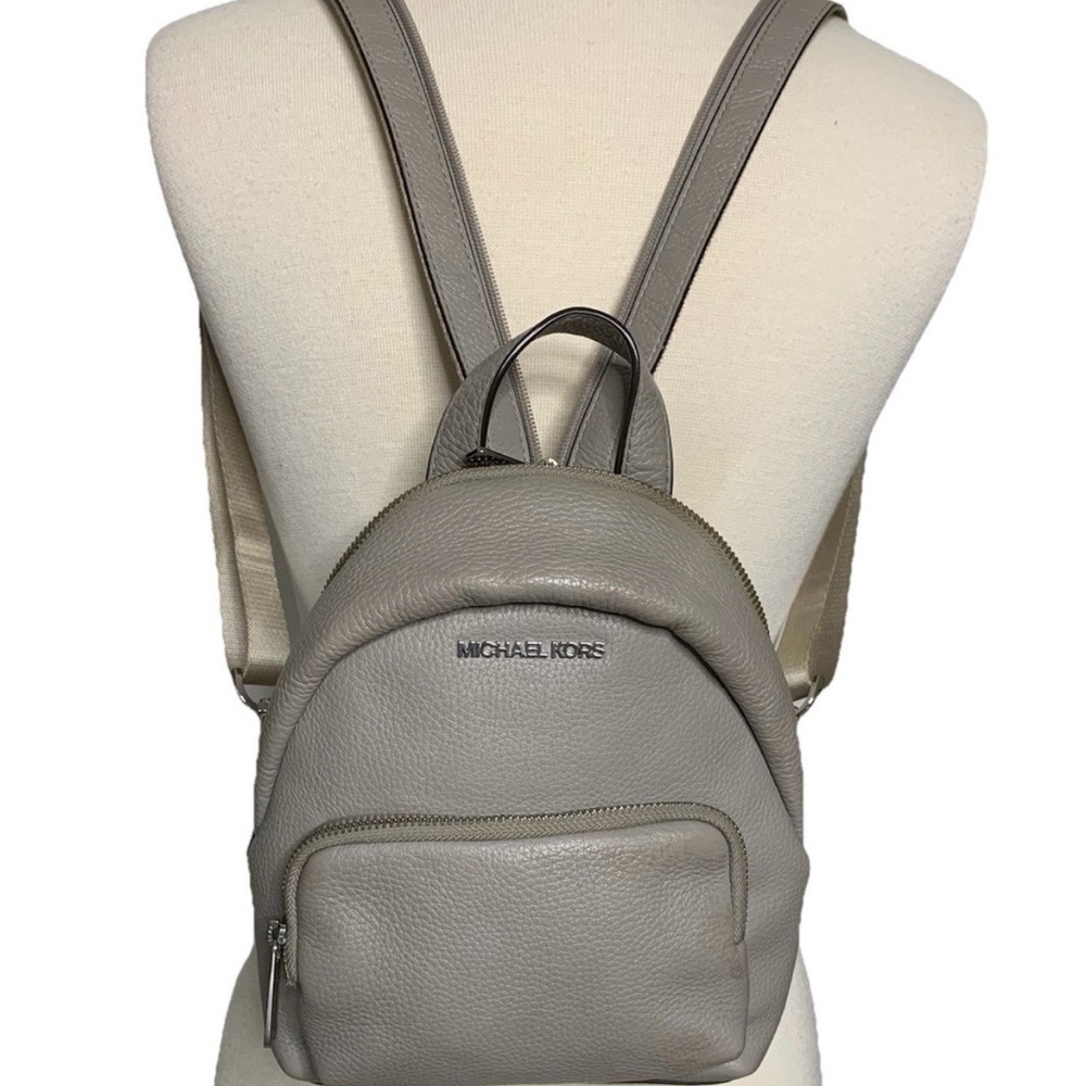 Michael Kors Gray Leather Women's Backpack